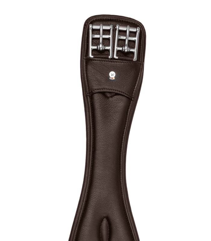 Anatomisk mjuk lädergjord Dressyr