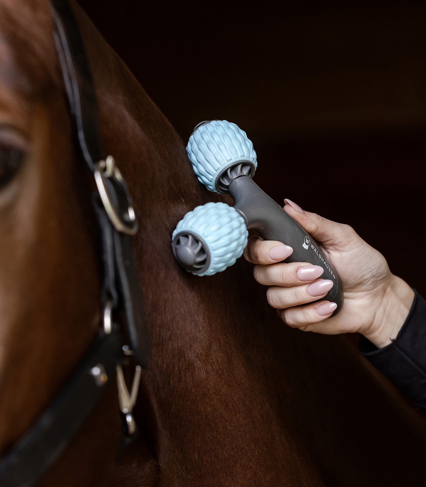 Massagehandtag med rullar