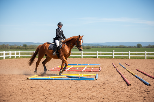 Kurs: Balanserad ridning med bommar