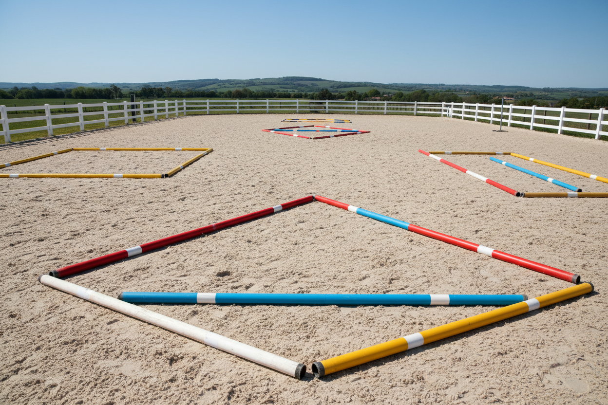 Kurs: Balanserad ridning med bommar